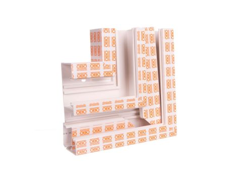 Naroże płaskie stałe RAPID 45-2 200x200x165 GK-FS53165RW białe 6113450