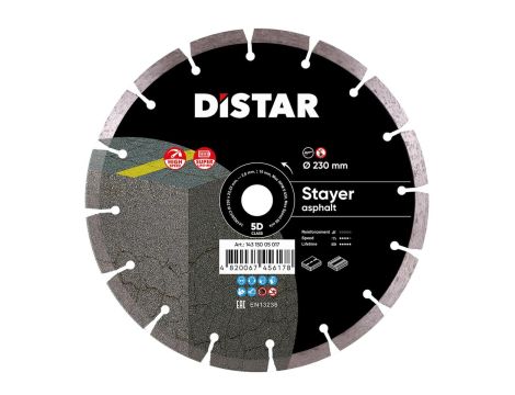 DISTAR TARCZA DIAMENTOWA STAYER 230 x 2,6/1,8 x 22,23mm