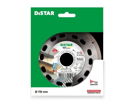 DISTAR TARCZA DIAMENTOWA ESTHETE 115 x 1,1 x 8 x 22,23mm - 4