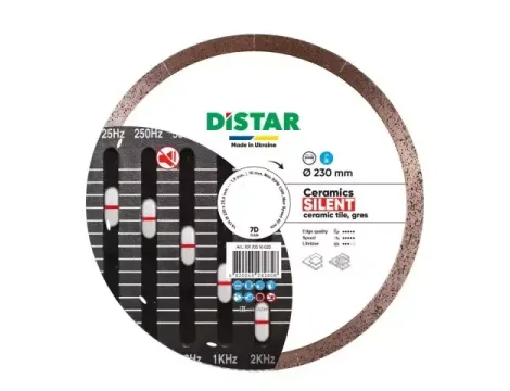 DISTAR TARCZA DIAMENTOWA CERAMIC SILENT 230 x 1,9 x 10 x 25,4