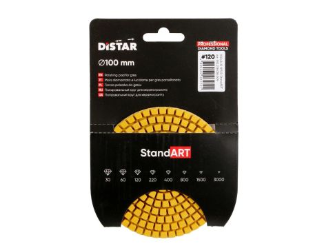 DISTAR DYSK DIAMENTOWY POLERSKI STANDART 100mm P120 - 2
