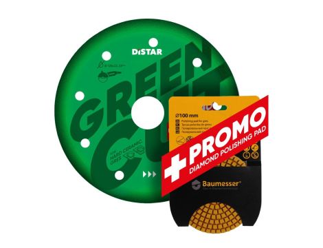 DISTAR TARCZA DIAMENTOWA GREEN CUT 125 x 1,2 x 8 x 22,23mm