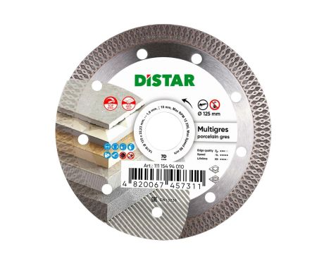 DISTAR TARCZA DIAMENTOWA MULTIGRES 125 x 1,4 x 10 x 22,23mm