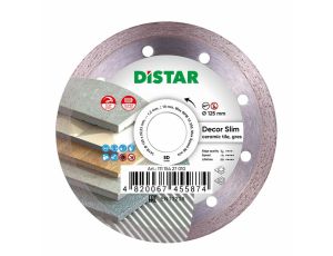 DISTAR TARCZA DIAMENTOWA DECOR SLIM 125 x 1,2 x 8 x 22,23mm
