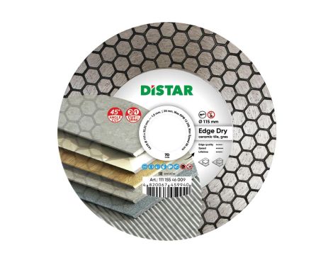 DISTAR TARCZA DIAMENTOWA EDGE DRY 115 x 1,6 x 25 x 22,23mm