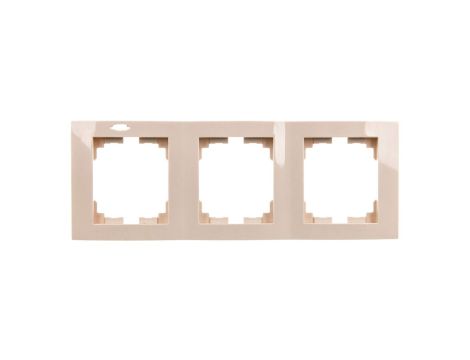 LOGI Ramka potrójna pionowa Kremowy 021530003 25182