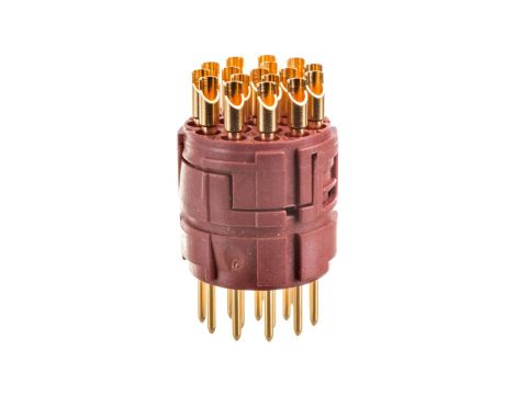 Wkład do złączy okrągłych 17-pinowy EPIC M23 17P SLM styki męski lutowany 73028000 /5 szt./