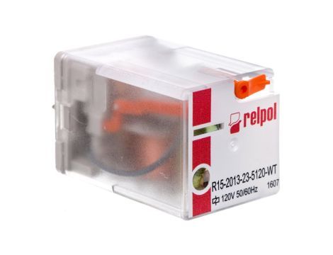 Przekaźnik przemysłowy 3P 10A 120V AC R15-2013-23-5120-WT 802870