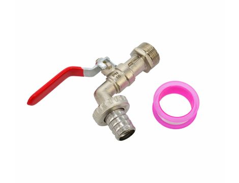 AWTOOLS KRAN OGRODOWY CYNK NIKLOWANY  3/4" GWINT ZEWNĘTRZNY 3/4"