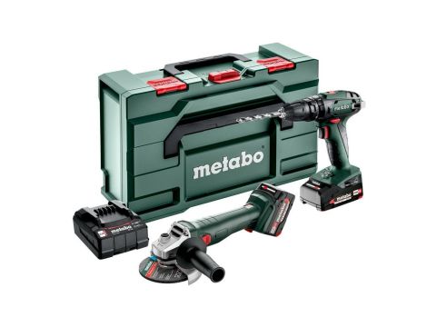 METABO ZESTAW COMBO 18V 2.4.4 (SB 18 + W 18 L 9-125) 1x4,0Ah +1x2,0Ah METABOX