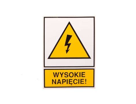 Tabliczka /znak ostrzegawczy/ TZO 105X148S WN. E04TZ-01011130300 /10szt./