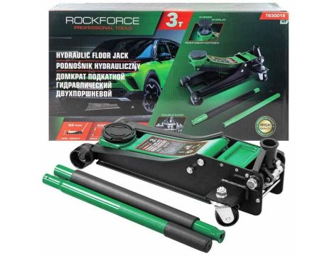 ROCKFORCE DŹWIGNIK "ŻABA"  3T  85-430mm  2-TŁOKOWY