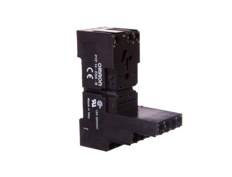 Gniazdo do przekaźnika czarne do MY2/ MY4 PYF14ESSB