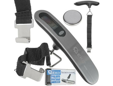 WAGA HAKOWA BAGAŻOWA TURYSTYCZNA LCD 50kg /GEKO