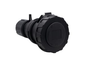 Gniazdo przenośne 32A 3P 200V-250V /FE/ IP67 czarne