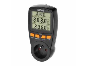 ORNO WATOMIERZ JEDNOTARYFOWY Z WYŚWIETACZEM LCD SCHUKO