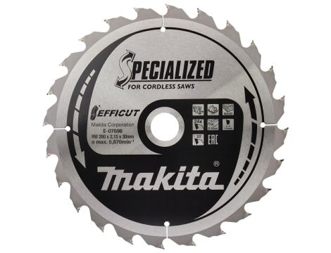 MAKITA PIŁA TARCZOWA  260x30x24z EFFICUT