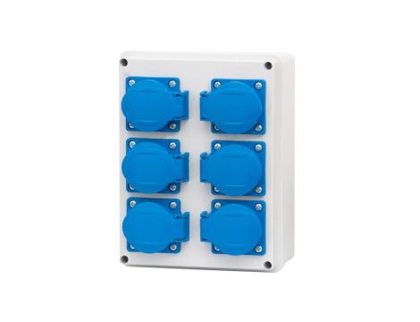 Rozdzielnica R-190 - gniazda 6x230V