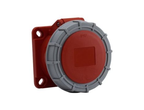 Gniazdo siłowe tablicowe proste 16A 5p /FE/ IP67