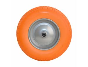 AWTOOLS KOŁO DO TACZKI PNEUMATYCZNE PIANKOWE 400 LEKKIE, FELGA METAL, ŁOŻYSKO+OŚ - image 2