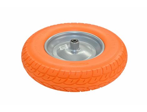 AWTOOLS KOŁO DO TACZKI PNEUMATYCZNE PIANKOWE 400 LEKKIE, FELGA METAL, ŁOŻYSKO+OŚ