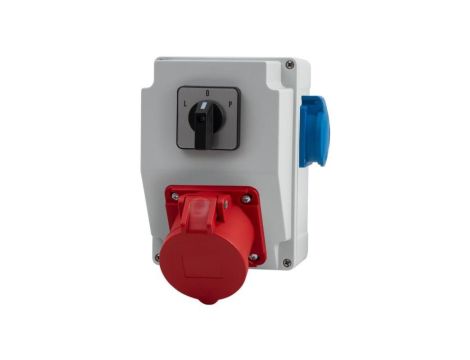 Rozdzielnia RS-KOMBI - gniazda 32A 5p, 230V, L/P(32A)