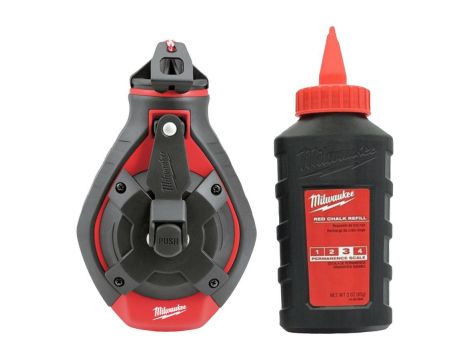 MILWAUKEE SZNUREK TRASERSKI BRUBY KREDA CZERWONA