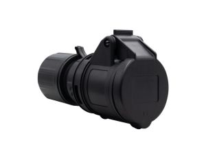 Gniazdo przenośne 16A 3P 200V-250V /FE/ IP44 czarne