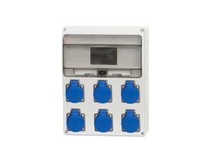 Rozdzielnica LAGO 11M - gniazda 6x230V /11 modułów/