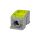 Blok rozdzielczy LKN 250A (1x120/4x16 - 2x35,1x25,4x16,4x10) Al/Cu- żółty