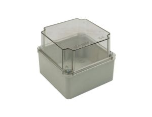 Puszka BS 120x120x100 pokrywa przeźroczysta IP66
