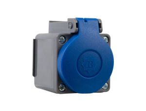 Gniazdo pojedyncze 230V Schuko z puszką BS