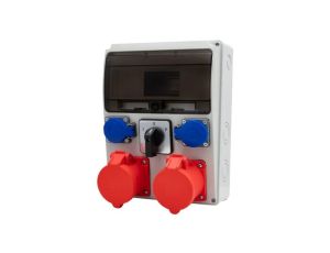 Rozdzielnica LAGO 11M - gniazda proste 2x16/5, 2x230V, L/P(32A)