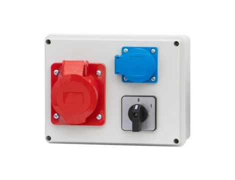 Rozdzielnica R-190 - gniazda 32A 5p, 230V, 0/1
