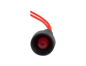 Kontrolka diodowa fi 10mm, 24V czerwona/red