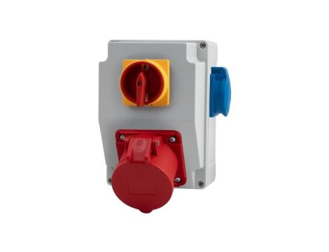 Rozdzielnia RS-KOMBI - gniazda 16A 5p, 230V, L/P (16A-Z)