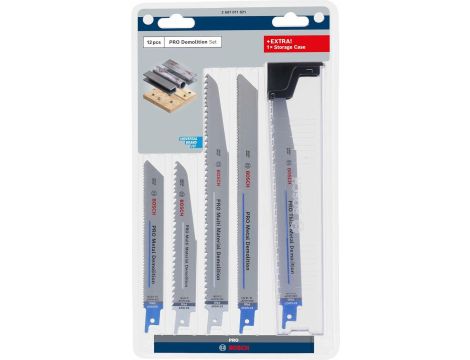 BOSCH BRZESZCZOT DO PIŁY SZABLASTEJ ZESTAW PRO DEMOLITION 12szt. 2607011821