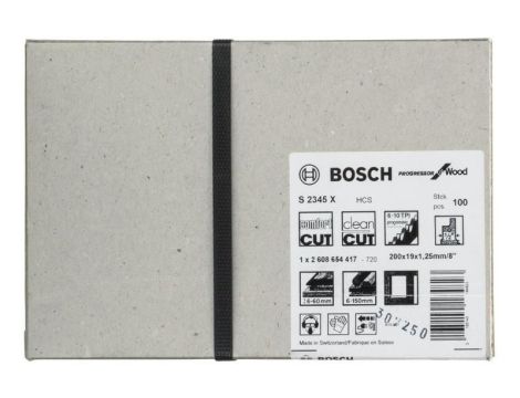 BOSCH BRZESZCZOT DO PIŁY SZABLASTEJ S 234  XF/NEU S2345X /100szt. 200mm 2608654417 - 2