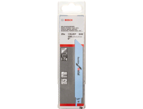 BOSCH BRZESZCZOT DO PIŁY SZABLASTEJ S922EF /25szt. 150mm 2608657551 - 2