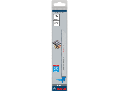 BOSCH BRZESZCZOT DO PIŁY SZABLASTEJ S1125VF /25szt. 225mm 2608657556