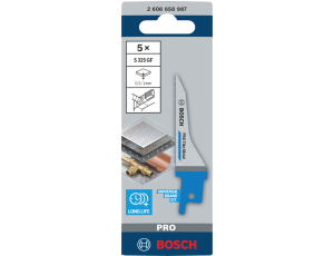BOSCH BRZESZCZOT DO PIŁY SZABLASTEJ PRO THIN METAL S325GF 1,25 x 7 x 85mm /5szt. 2608658987