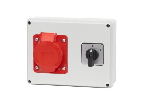 Rozdzielnica R-190 - gniazda 32A 5p, 0/1