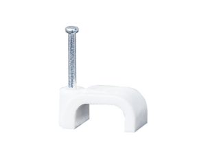 Uchwyt kablowy z gwoździem płaski - 3x2,5 13/7 - op. 100 szt.