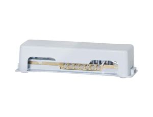 Szyna wyrównująca potencjał 7x25 mm2, 1x50mm2, płaskownik 30x4mm - mocowanie na stałe