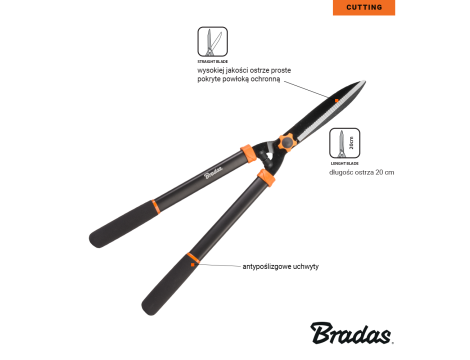 NOŻYCE DO ŻYWOPŁOTU V-SERIES OSTRZE PROSTE - 2