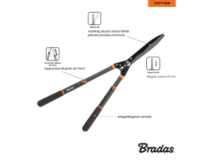 NOŻYCE DO ŻYWOPŁOTU V-SERIES OSTRZE FALISTE TELESKOPOWE - image 2