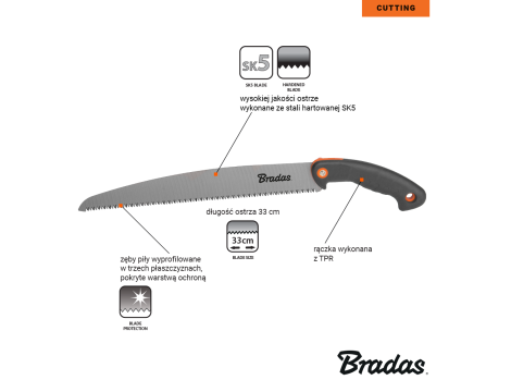 PIŁA OGRODNICZA V-SERIES-P CUTTER 330mm - 2