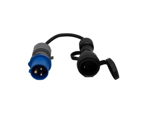 Reduktor - wtyczka 16/3 + OW 3x2,5mm2 0,5m + gniazdo gumowe