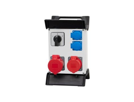 Rozdzielnica R-240 - gniazda 16A 5p, 32A 5p, 2x230V, L/P na stelażu plastikowym