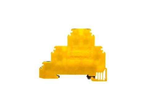 Złączka szynowa 6-przewodowa 3-piętrowa ochronna 4 mm2 ZG-G4 PE/L/N A11-543Z